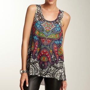Nicole Miller Beaded Tank